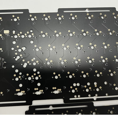 カスタムプリント回路板キーボード ミニホールサイズ 0.2mm ミニライン間隔 0.1mm FR4素材